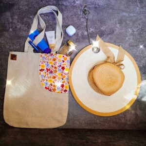 ساک پارچه ای متقال طرح بهار