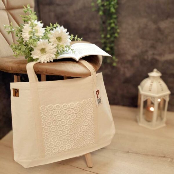 ساک پارچه ای با طرح جیب گیپور