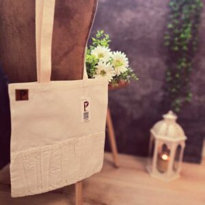 ساک پارچه ای با طرح چین دار